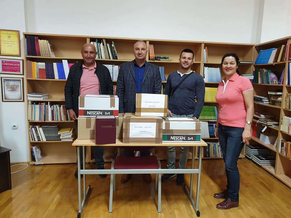 Donacija knjiga za biblioteku Pedagoškog fakulteta