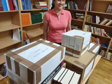 Donacija knjiga za biblioteku Pedagoškog fakulteta