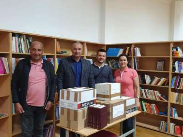 Donacija knjiga za biblioteku Pedagoškog fakulteta