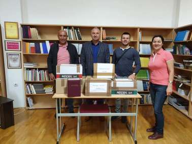Donacija knjiga za biblioteku Pedagoškog fakulteta